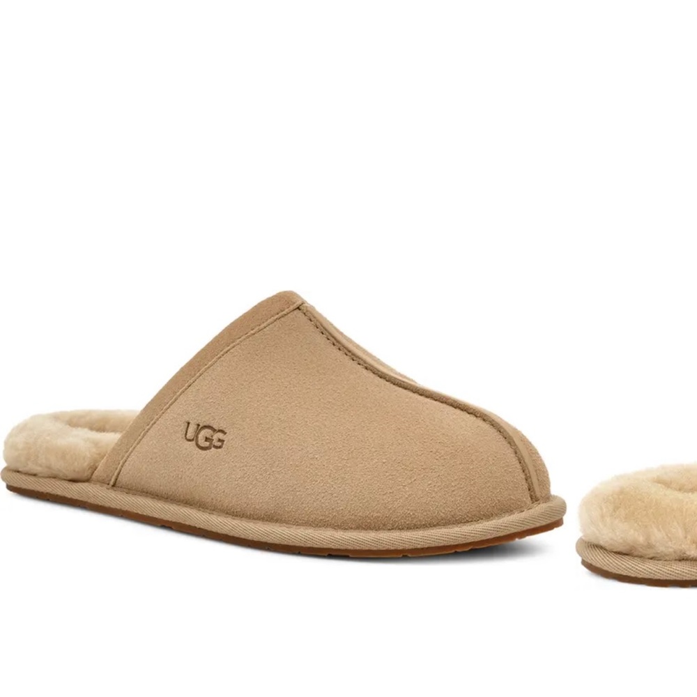 Ugg Pearle Faux Fur Lined Scuff Slipper Brand New in Box Size 6